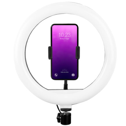 Aro de Luz Perfect Choice 10" para Streaming con Base Expandible y Tripié