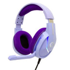 Diadema Vortred Axolotl Gamer Inalámbrica RGB 3.5mm Morado