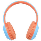 Audífonos Perfect Choice On-Ear Inalámbricos Bluetooth Azul/Coral