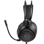 Diadema Alámbrica Perfect Choice Stream Pro 1.8m Micrófono Omnidireccional 3.5mm Negro