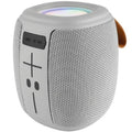 Bocina Perfect Choice Novel Drum Inalámbrica Bluetooth TWS RGB Gris