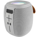 Bocina Perfect Choice Novel Drum Inalámbrica Bluetooth TWS RGB Gris