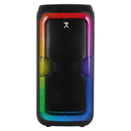 Bafle Perfect Choice Joy 8" Inalambrica Bateri­a 3600 Mah Iluminacion RGB Con Microfono Color Negro
