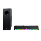 Barra de Audio Perfect Choice Emphoria RGB 2.1 Subwoofer 70W Negro