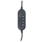Audífonos Gaming Manhattan Micrófono USB Negro
