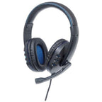 Audífonos Gaming Manhattan Micrófono USB Negro