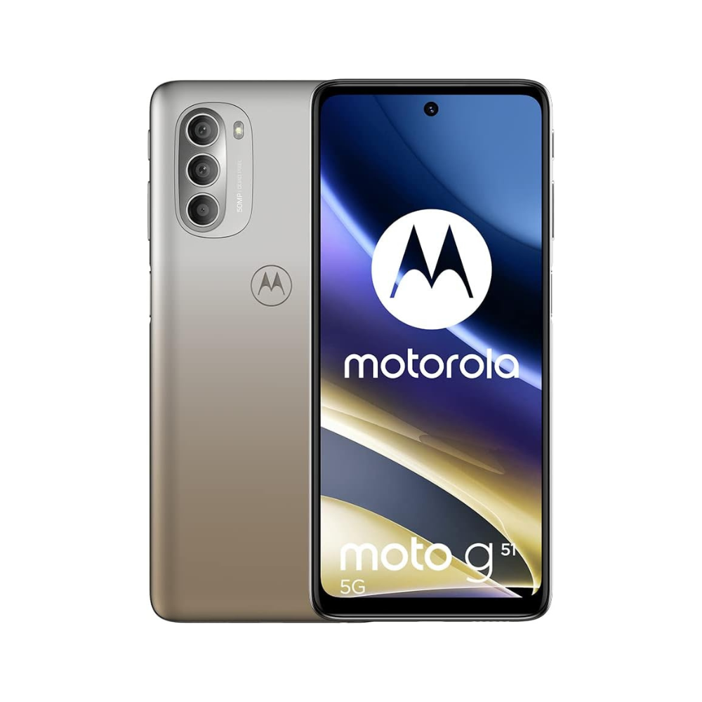 Motorola G51 5G 128GB 4GB RAM dorado 6.8" Snapdragon cámara 50+8+2MP selfie 13MP Android 11