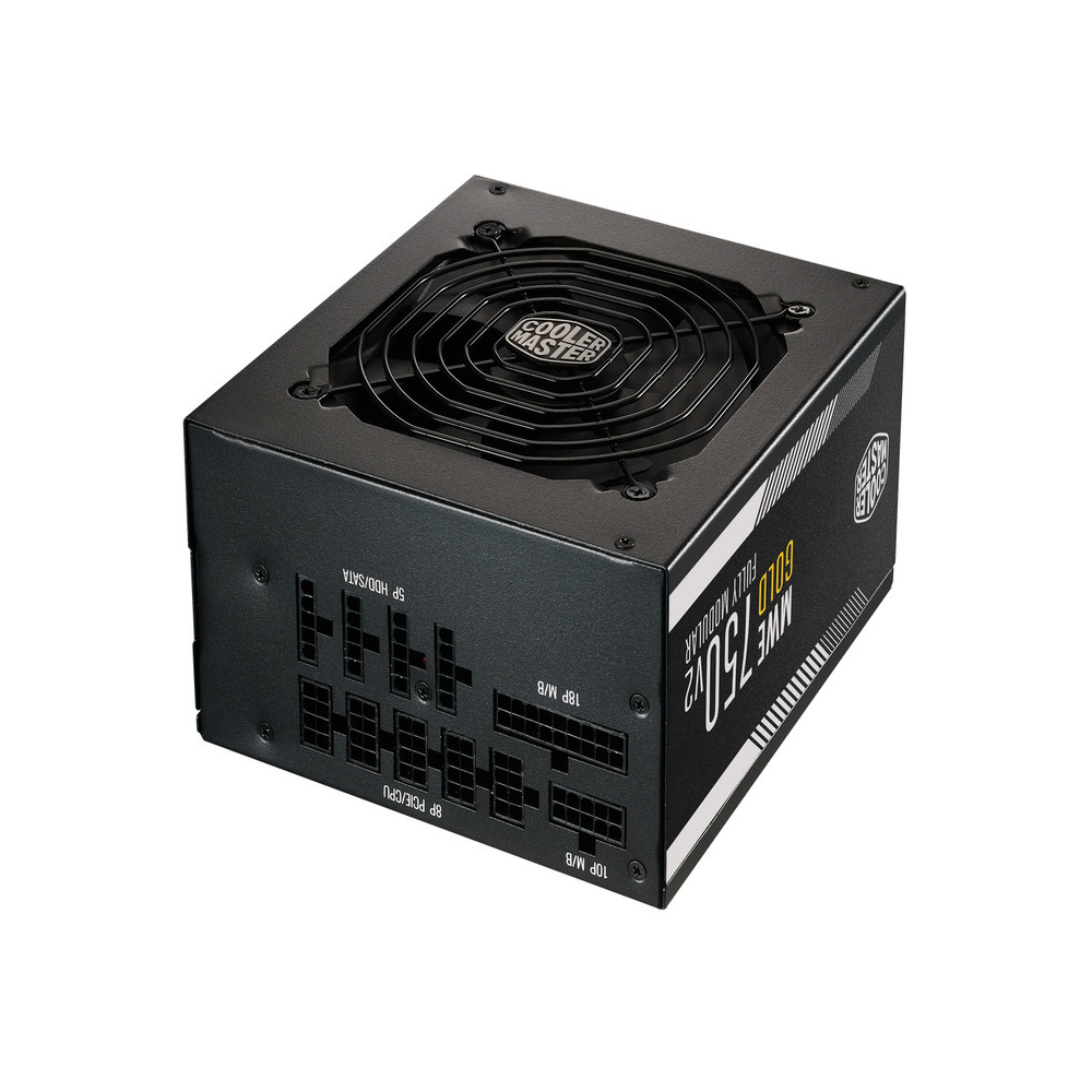 Fuente de Poder Cooler Master MWE Gold V2 FM 750W