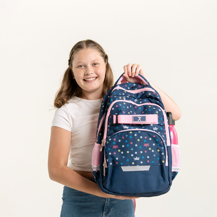Mochila escolar Perfect Choice para niños Arcade diseño de Flores modelo PC-085157