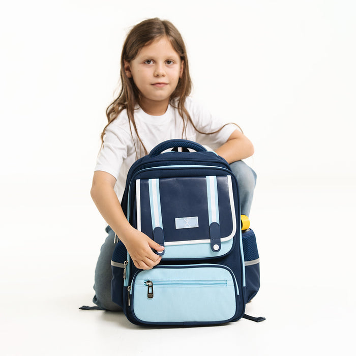 Mochila escolar Perfect Choice para niños Brumby modelo PC-085195 color Azul