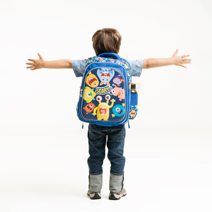 Mochila escolar Perfect Choice para niños Kiddo diseño de Monstruos modelo PC-085089