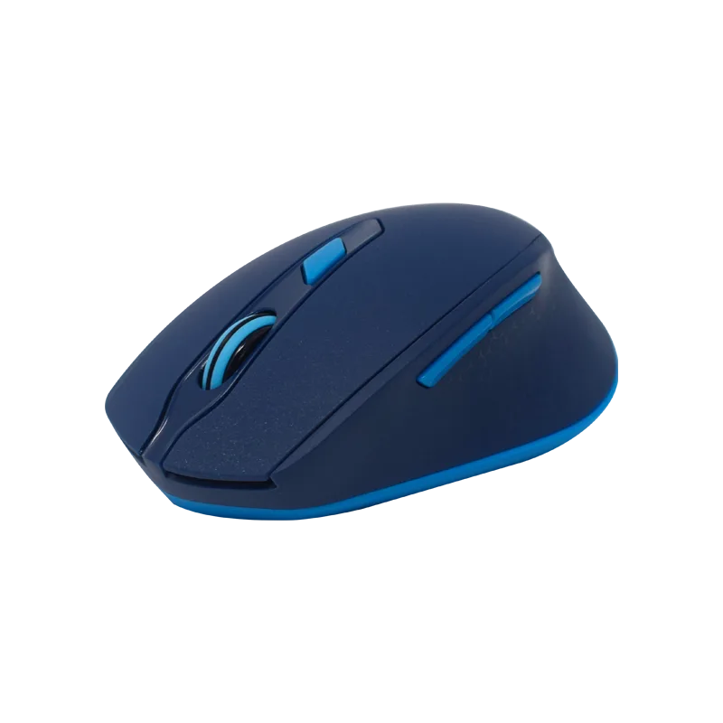 Mouse Naceb Inalambrico USB Azul 1600DPI