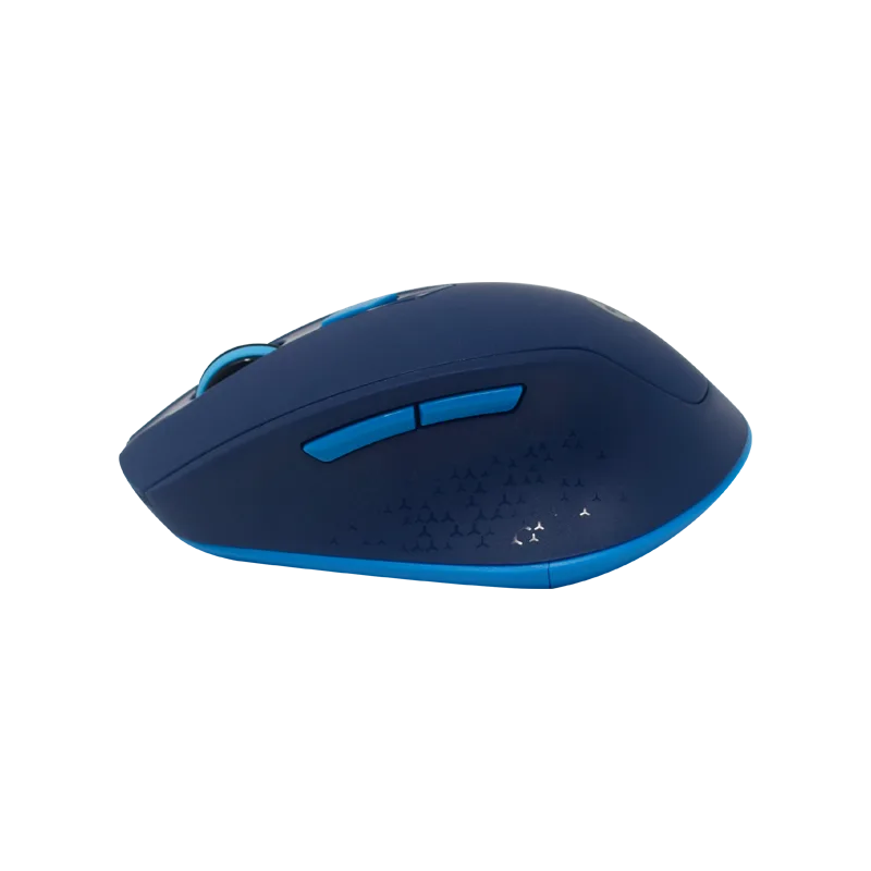 Mouse Naceb Inalambrico USB Azul 1600DPI