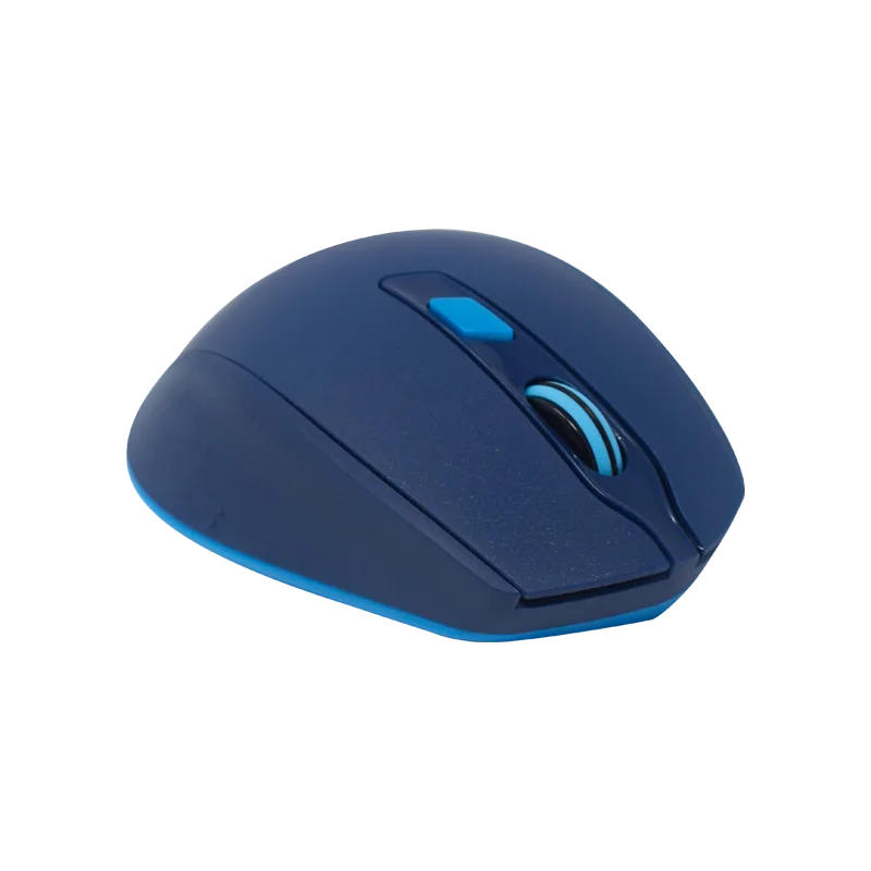 Mouse Naceb Inalambrico USB Azul 1600DPI