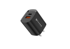 Cargador de pared Naceb Gan USB-A+ USB-C de 35W modelo NA-0143