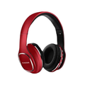 Audífono Diadema Inalámbrico Naceb Cetus Plegable Rojo 10h Bluetooth 4.2 c/Micrófono