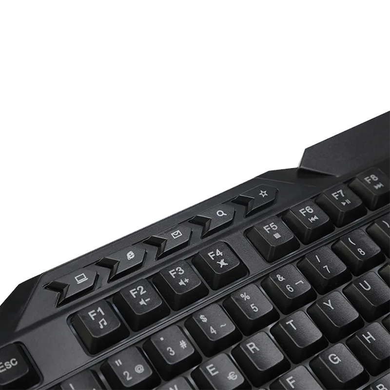 TECLADO GAMER NACEB ALAMBRICO RETROILUMINADO RGB ANTI-GHOSTING MULTIMEDIA