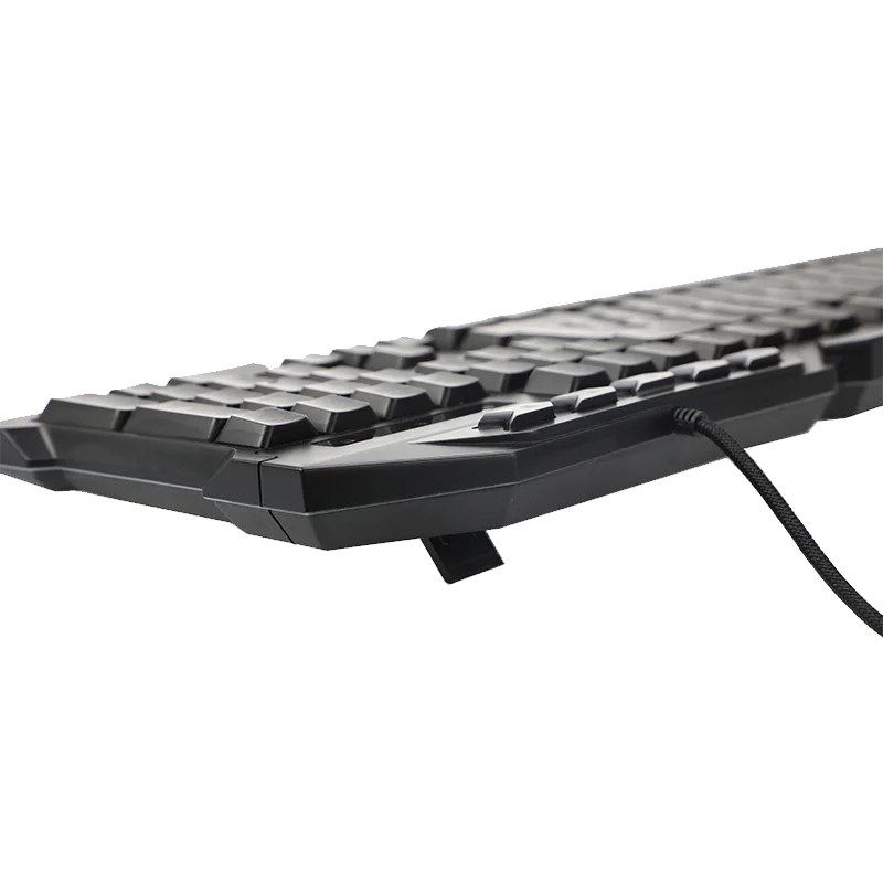 TECLADO GAMER NACEB ALAMBRICO RETROILUMINADO RGB ANTI-GHOSTING MULTIMEDIA