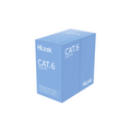 Bobina de Cable UTP Cat6 305m Blanco CCA Interior PVC CCTV y Redes