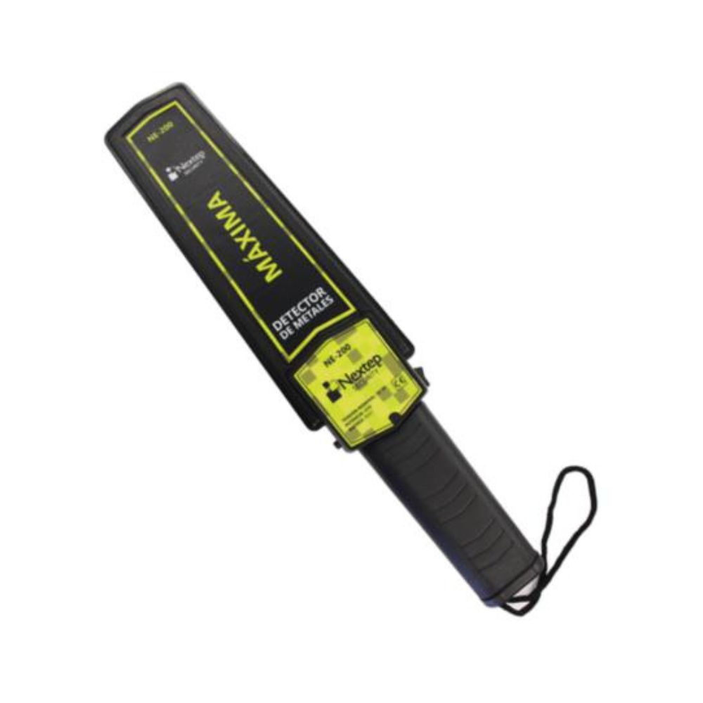 Detector de Metales Portátil Nextep de Uso Rudo, Sonido y Vibración, Negro