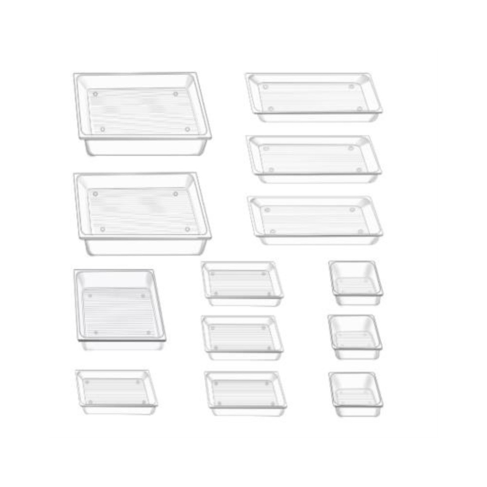 Juego de 13 Organizadores Nextep para Cajón Transparente PET