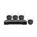Kit IP Inalámbrico 4 Megapíxel, NVR 4 Canales, 4 Cámaras Bala para Exterior, 1 HDD de 1 TB, Modo Repetidor
