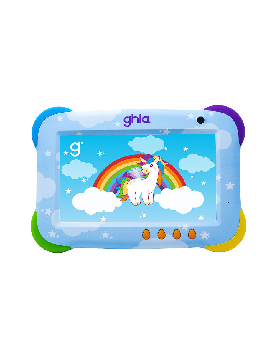 Tablet Kids A333 PentaCore 7" IPS 4GB RAM 64GB USB-C 2 cámaras Wi-Fi Bluetooth 2500mAh Android 15 unicornio