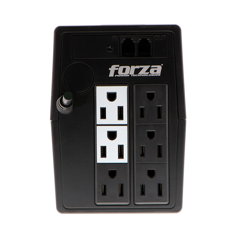 UPS Interactivo Forza NT-511 500VA/250W 6 Salidas RJ11 Torre 120V