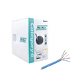 Bobina de Cable UTP Cat 6 305m Cobre NetKey Azul 1000Mbps PVC