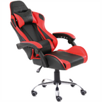 Silla Gamer Ergonómica Modelo Falkor Negro-Rojo