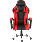 Silla Gamer Ergonómica Modelo Falkor Negro-Rojo