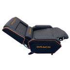 Sofá Gamer Reclinable Dragon XT Modelo Draco Negro-Naranja
