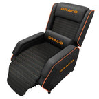 Sofá Gamer Reclinable Dragon XT Modelo Draco Negro-Naranja
