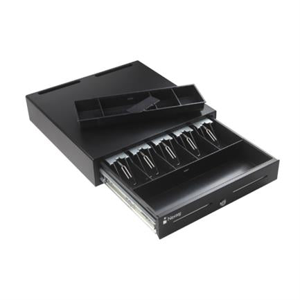 Cajon De Dinero Nextep 5 Billetes / 5 Monedas Ancho Uso Rudo Reforzado Riel Metalico