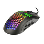 Mouse Gamer Dragon XT USB 6400 DPI Ultra Ligero RGB 6 Botones Silenciosos
