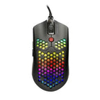 Mouse Gamer Dragon XT USB 6400 DPI Ultra Ligero RGB 6 Botones Silenciosos