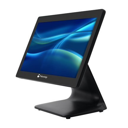 Monitor Touch Screen Punto de Venta Nextep 15.6 Pulgadas LCD Alto Brillo y Resolucion Con Base