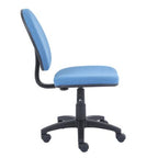 Silla De Oficina Nextep De Altura Ajustable Tela Azul Base Giratoria