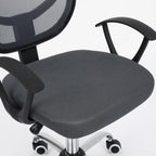 Silla Secretarial Nextep De Altura Ajustable Tela Gris Base Giratoria