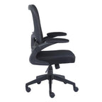 Silla Ejecutiva Nextep De Altura Y Descansabrazos Ajustable Tela/Malla Negro Y Base Giratoria