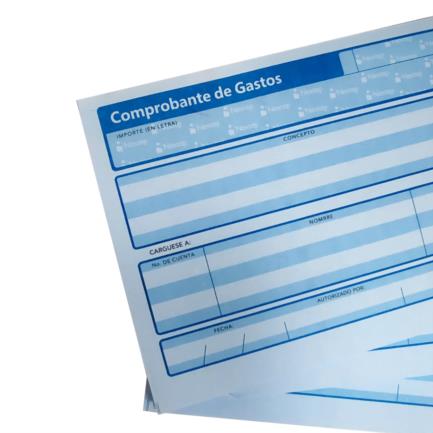 Comprobante De Gastos Nextep 1/4 Carta 3 Blocks C/50 Cu