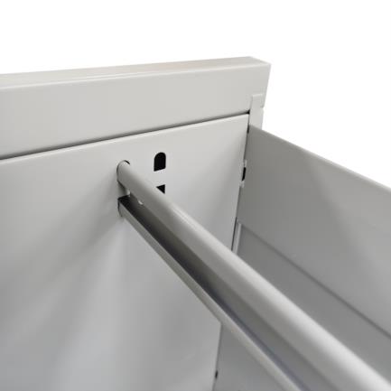 Archivero Metalico Nextep Con 2 Cajones Ajustables Carta/Oficio Con Cerradura
