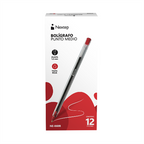 Boligrafo Nextep 1000 Rojo 1Mm C/12