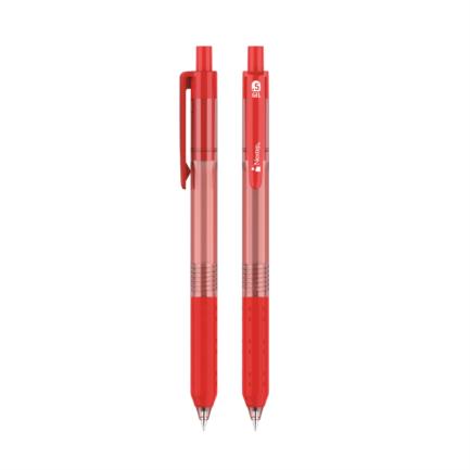 Boligrafo Nextep Gel Retractil Silencioso Fino 0.5Mm Rojo C/6