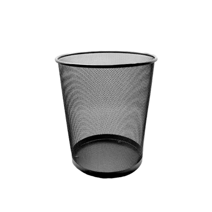Cesto De Malla Nextep Redondo 16L Color Negro