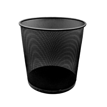 Cesto De Malla Nextep Redondo 20L Color Negro