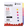 Separador Economico Nextep 5 Divisiones Con Numero