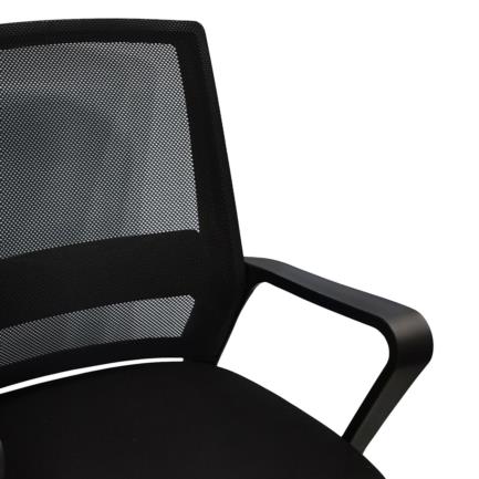 Silla De Visitas Nextep Con Descansabrazos Tela/Malla