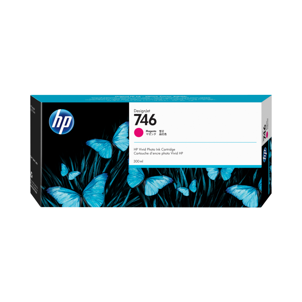 HP Cartucho de tinta DesignJet 746 de 300 ml magenta