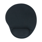 Mousepad Perfect Choice con descansa muñecas de gel 20x26cm grosor 2mm modelo PC-041078 color Negro